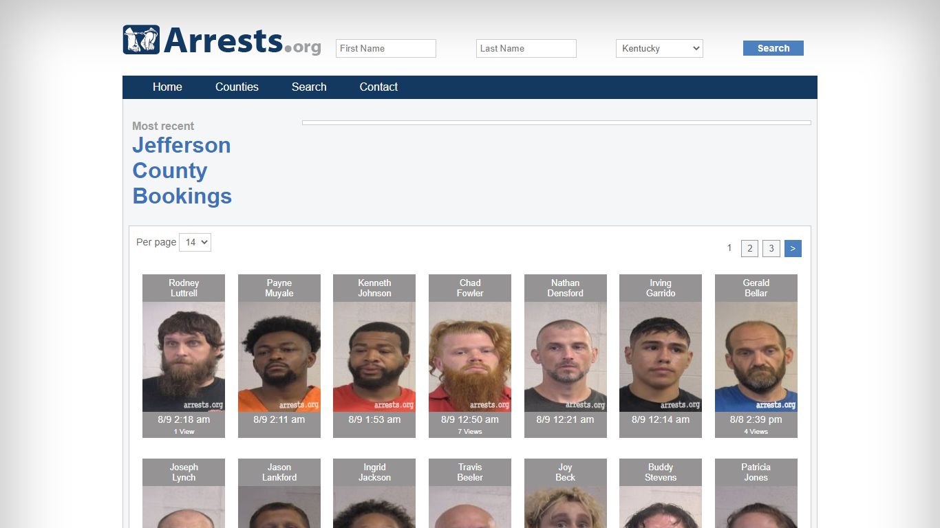 Jefferson County Arrests and Inmate Search